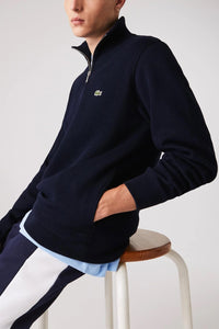 Thumbnail for Lacoste - Cotton Sweatshirt With a Stand-up Zipper