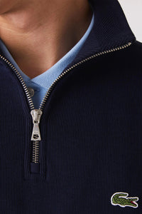 Thumbnail for Lacoste - Cotton Sweatshirt With a Stand-up Zipper