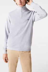 Thumbnail for Lacoste - Cotton Sweatshirt With a Stand-up Zipper