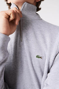 Thumbnail for Lacoste - Cotton Sweatshirt With a Stand-up Zipper