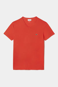 Thumbnail for Lacoste V-neck Pima Cotton Jersey T-shirt