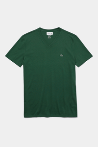 Thumbnail for Lacoste V-neck Pima Cotton Jersey T-shirt