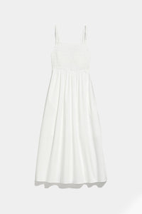 Thumbnail for Old Navy - Fit & Flare Sleeveless Cotton-Poplin Smocked-Bodice Midi Dress