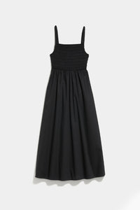 Thumbnail for Old Navy - Fit & Flare Sleeveless Cotton-Poplin Smocked-Bodice Midi Dress