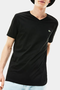Thumbnail for Lacoste V-neck Pima Cotton Jersey T-shirt
