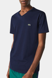 Thumbnail for Lacoste V-neck Pima Cotton Jersey T-shirt