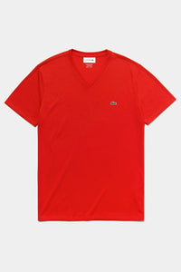 Thumbnail for Lacoste V-neck Pima Cotton Jersey T-shirt