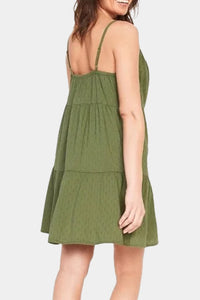 Thumbnail for Old Navy - Tiered Clip-Dot Mini Cami Swing Dress