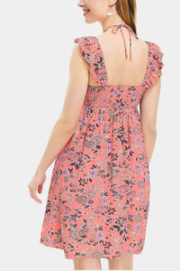 Thumbnail for Loft - Country Garden Ruffle Halter Dress