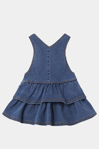 Thumbnail for Mayoral - Baby Denim Dungaree Frock