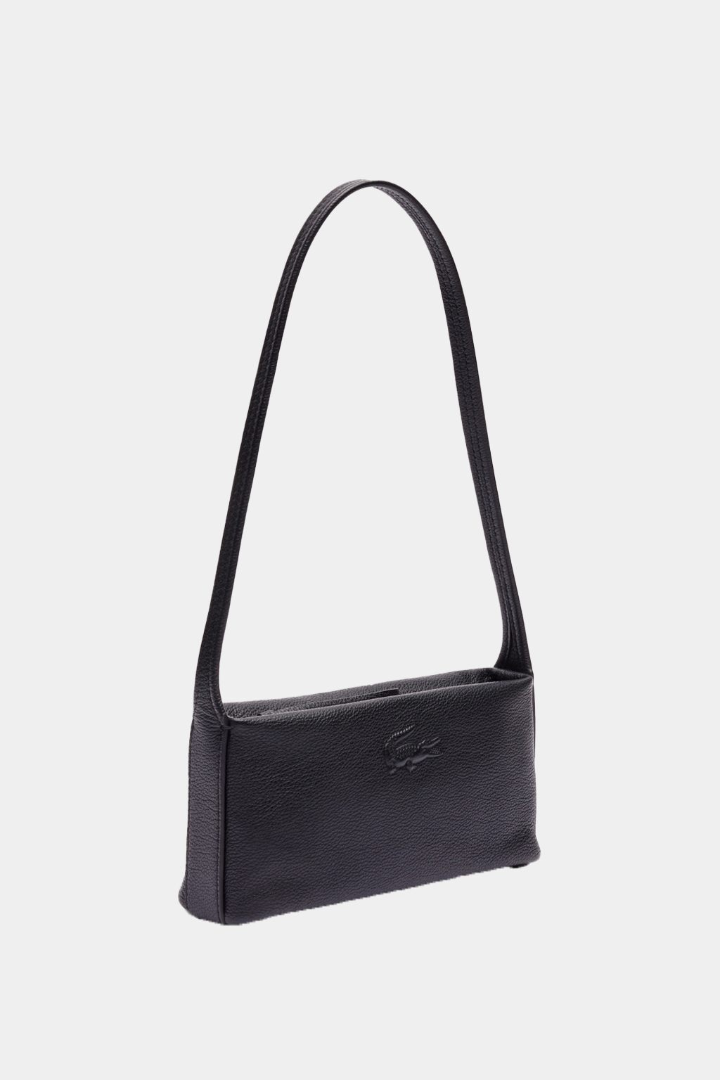 Lacoste - Small City Court Grain Leather Hobo Bag