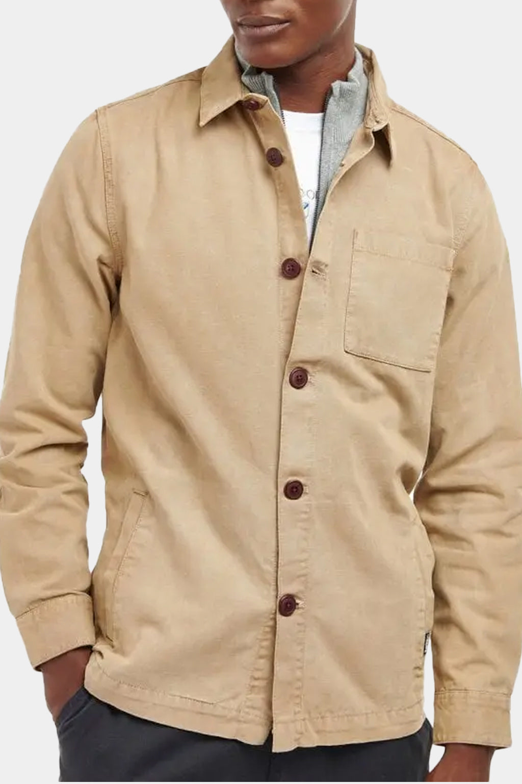 Barbour - Washed Overshirt Brown