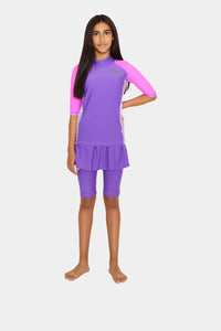 Thumbnail for Coega - Girls Youth Skirted Swim Suit - Two Piece