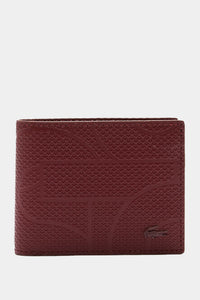 Thumbnail for Lacoste - Chantaco Small Graphic Piqué Leather Wallet