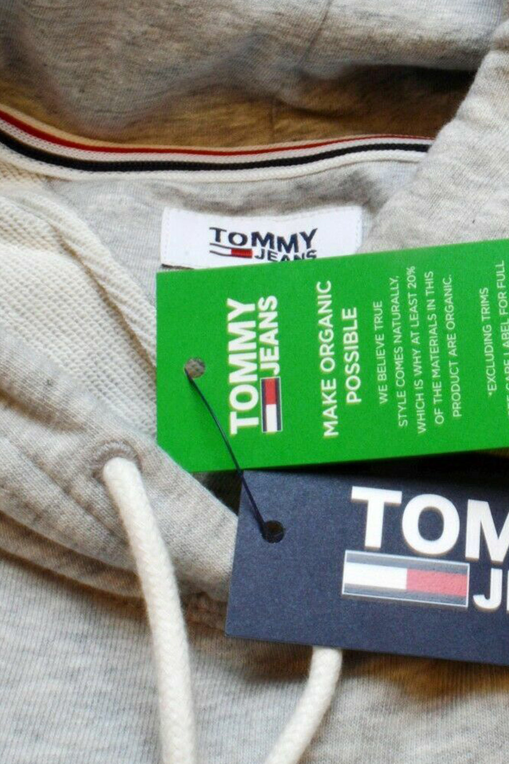 Tommy Jeans - Organic Cotton Cropped Sweatshirt