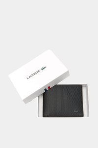 Thumbnail for Lacoste - Small Pique Leather Chantaco Billfold Wallet