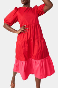 Thumbnail for Old Navy - Colorblocked Tiered Dress