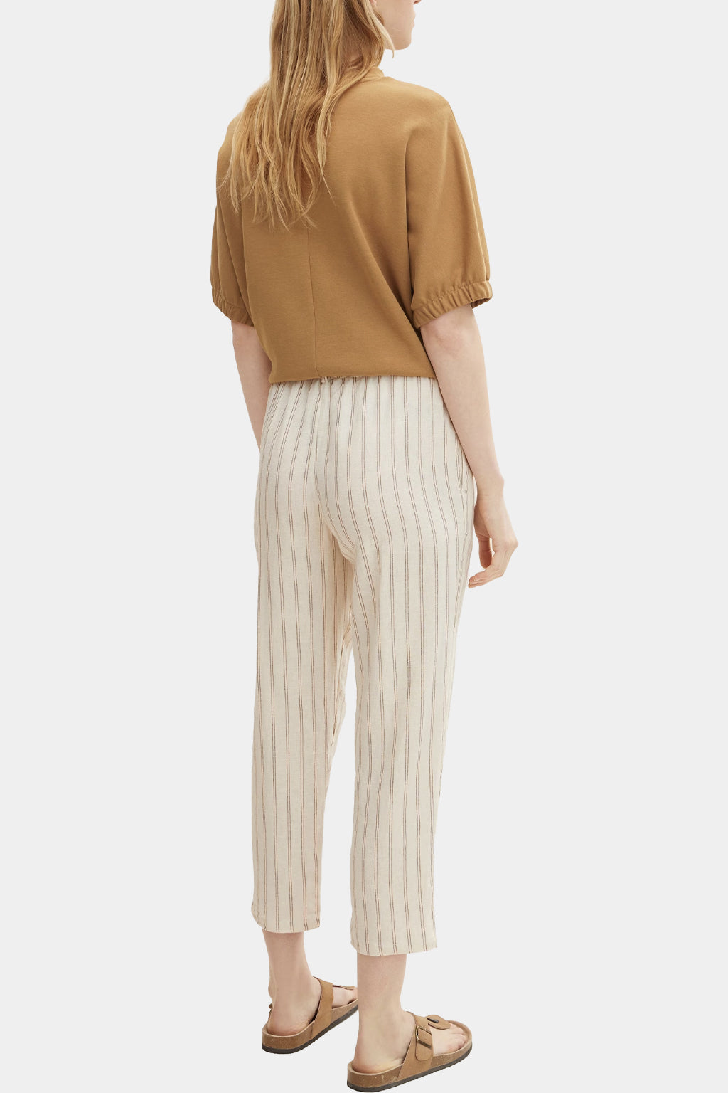 Tom Tailor - Fabric Trousers With Linen