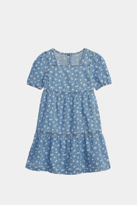 Thumbnail for Gap - Toddler Floral Print Denim Dress