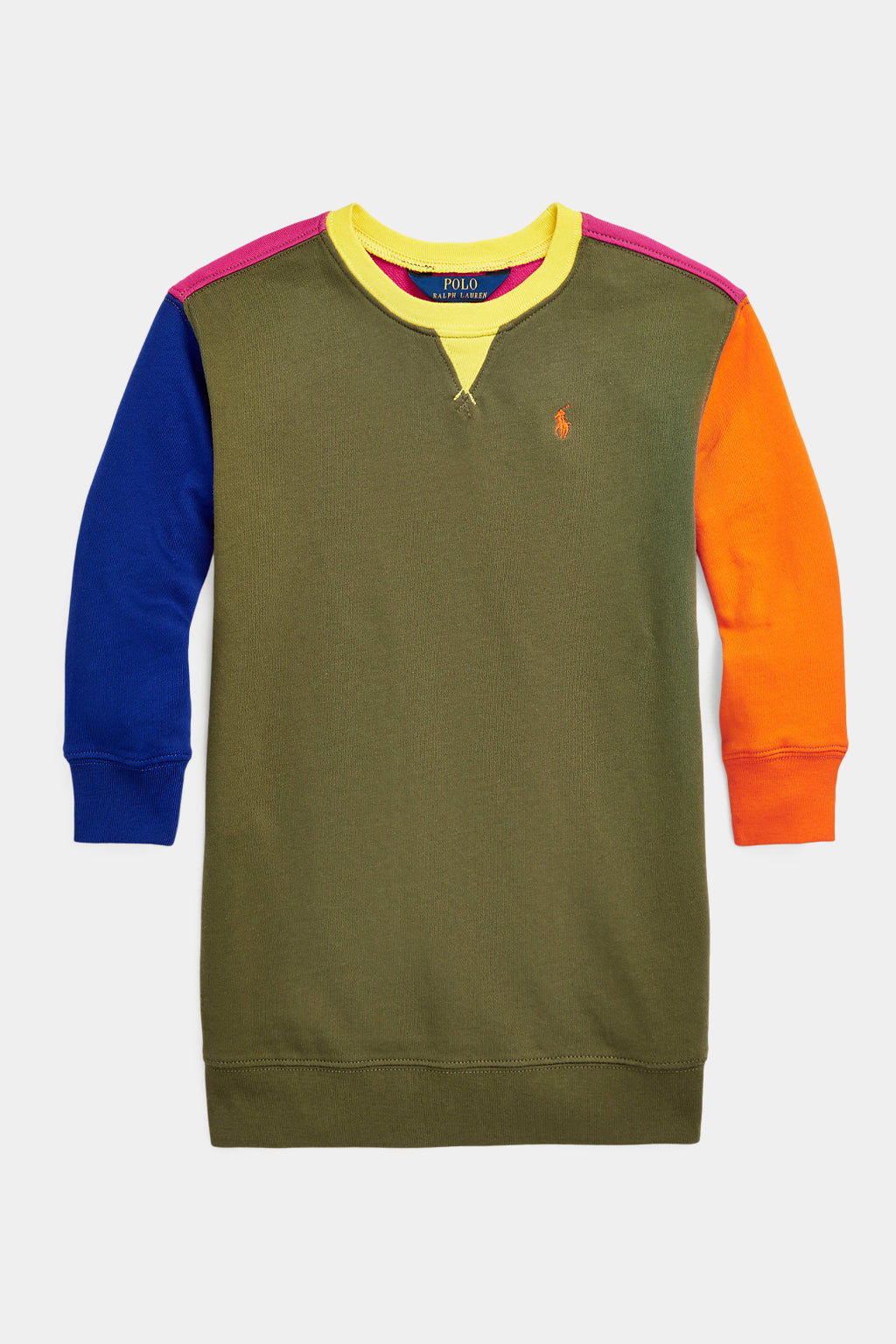 Ralph Lauren - Color-Blocked Spa Terry Sweatshirt Dress