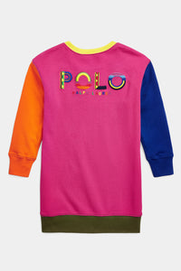 Thumbnail for Ralph Lauren - Color-Blocked Spa Terry Sweatshirt Dress