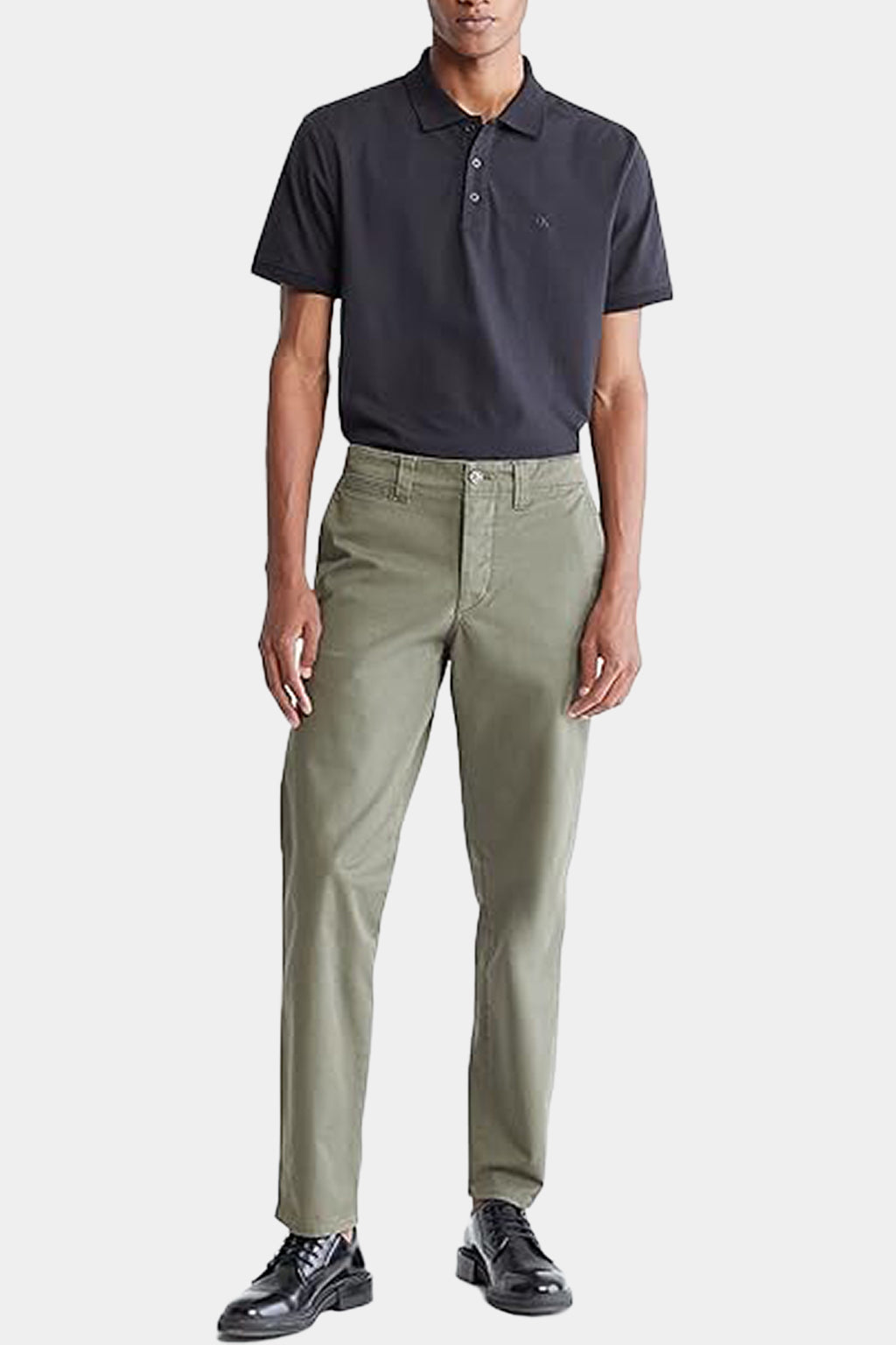 Calvin Klein - Men's Smooth cotton polo t-shirt