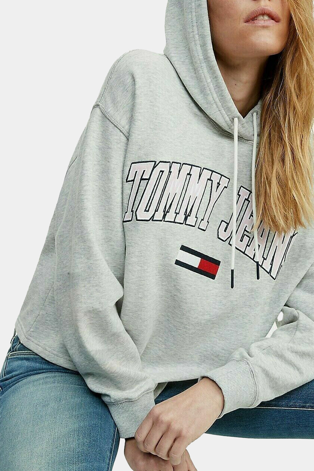 Tommy Jeans - Organic Cotton Cropped Sweatshirt
