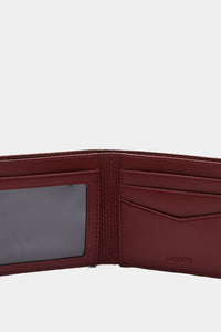 Thumbnail for Lacoste - Chantaco Small Graphic Piqué Leather Wallet