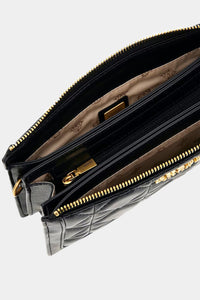 Thumbnail for Guess -  Black Abey Multi Compartment Crossbody Bag