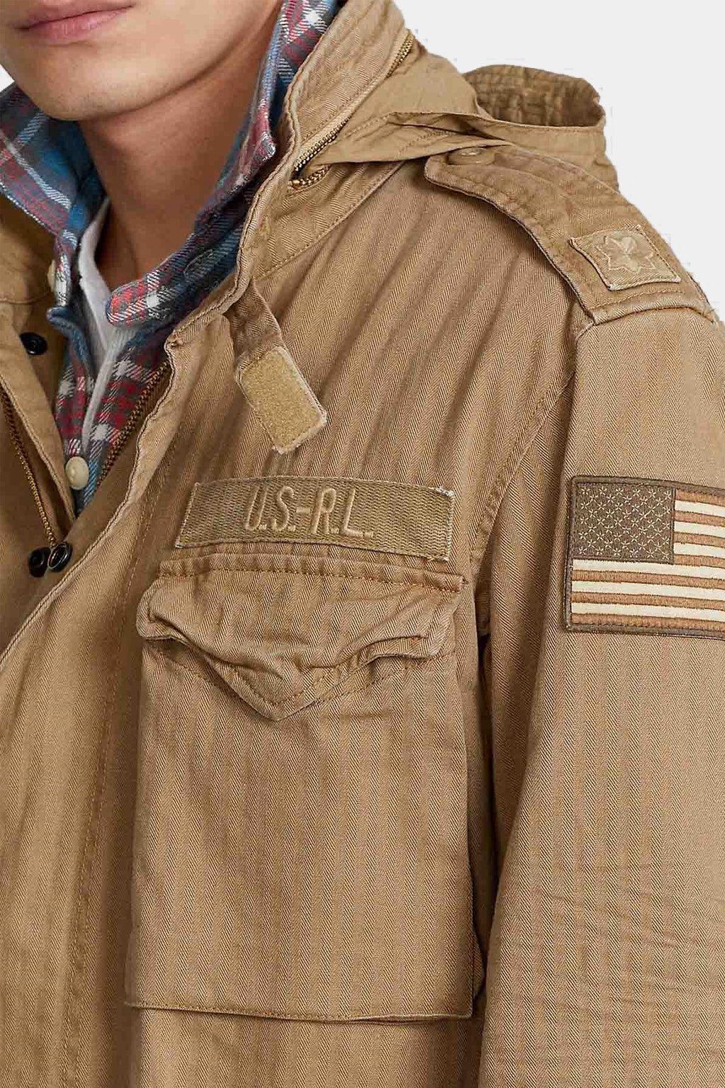 Polo Ralph Lauren - Parka with Crest and Pocket Detail