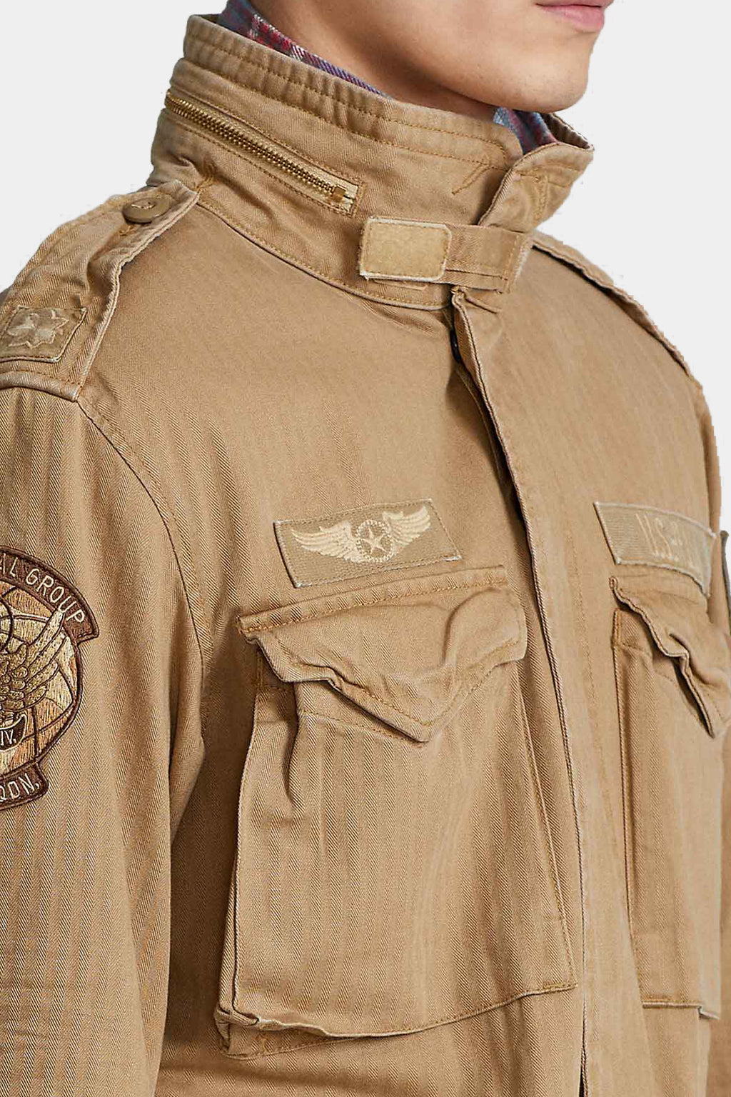 Polo Ralph Lauren - Parka with Crest and Pocket Detail