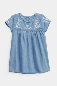 Thumbnail for Gap - Baby Embroidered Denim Dress with Washwell