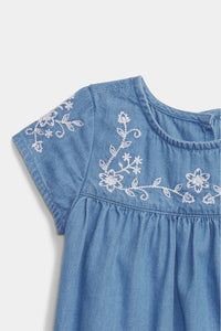 Thumbnail for Gap - Baby Embroidered Denim Dress with Washwell