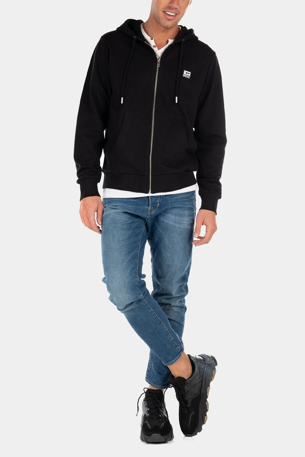 Diesel - Jumper in Cotton With Logo