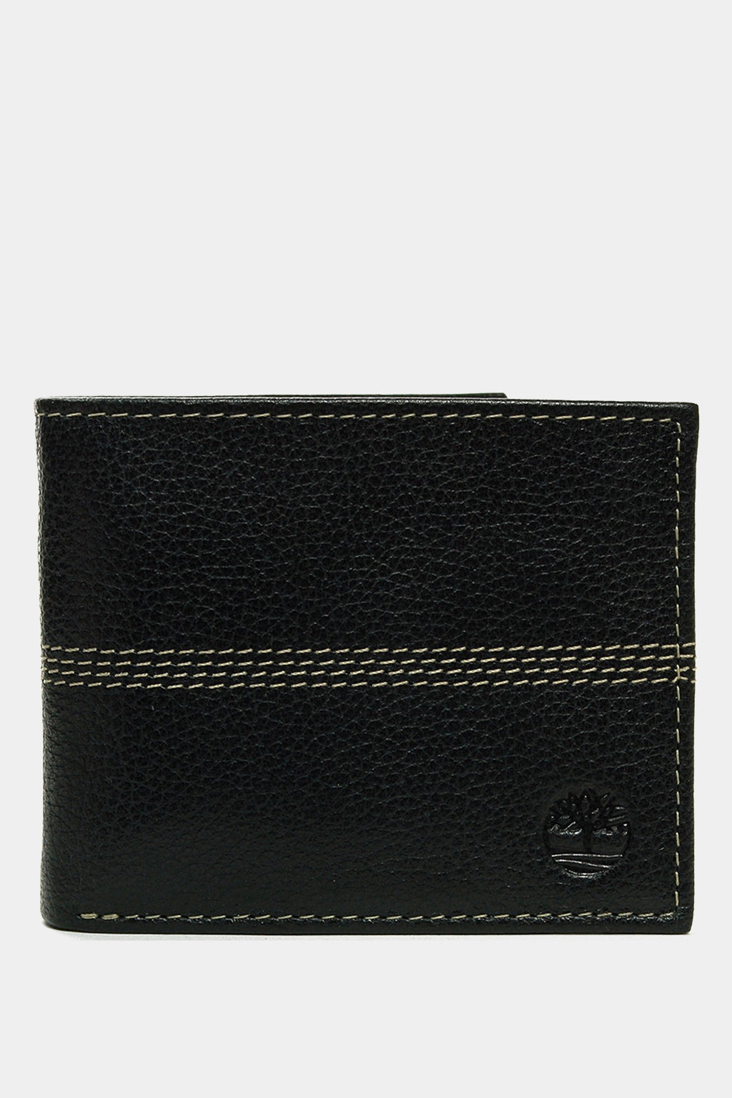 Timberland - Men's Wallet Genuine Leather Pebble Grain Stitch Detail Slim Bifold