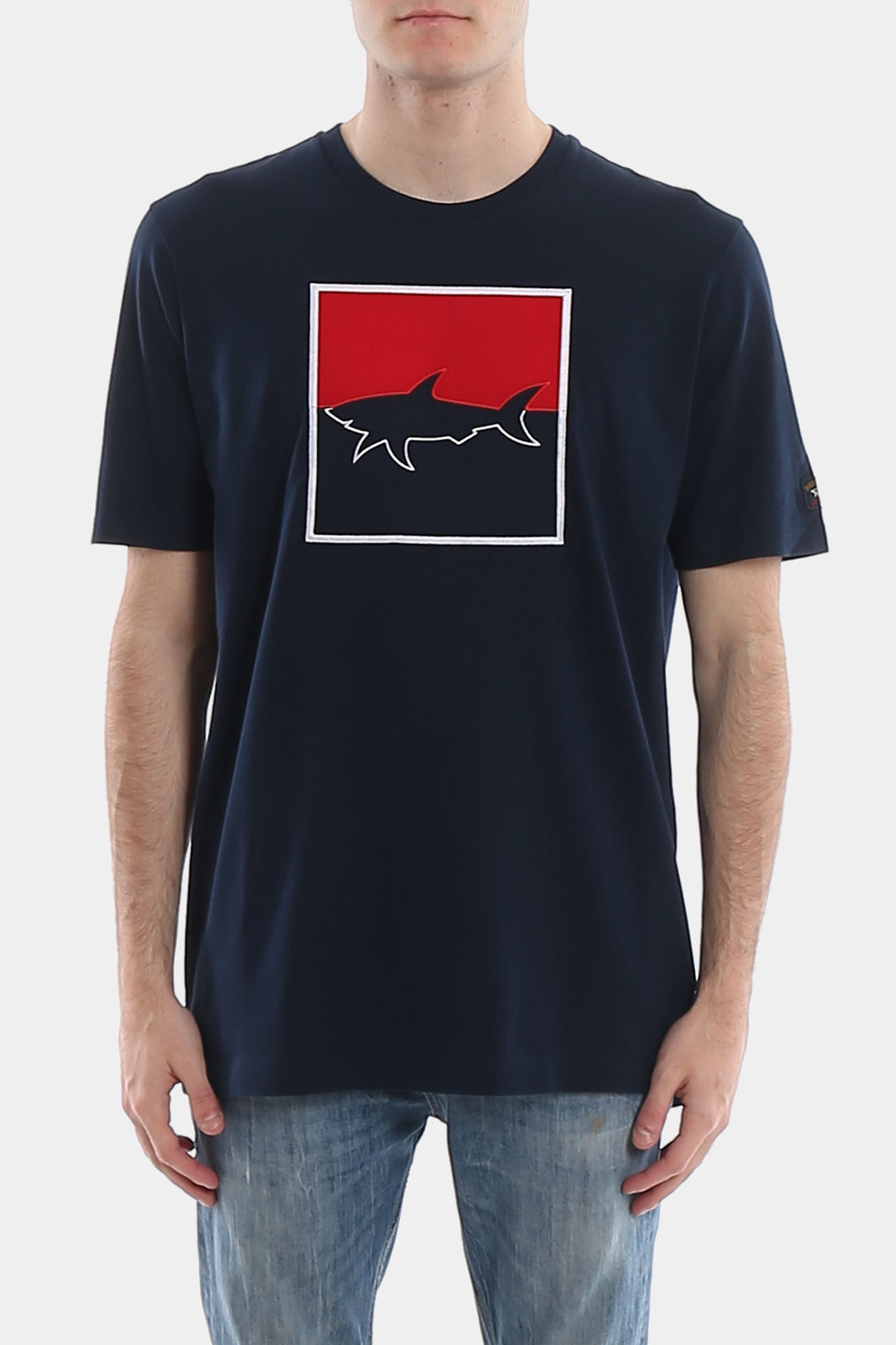 Paul & Shark Yachting - Shark Logo Embroidery Jersey T-shirt