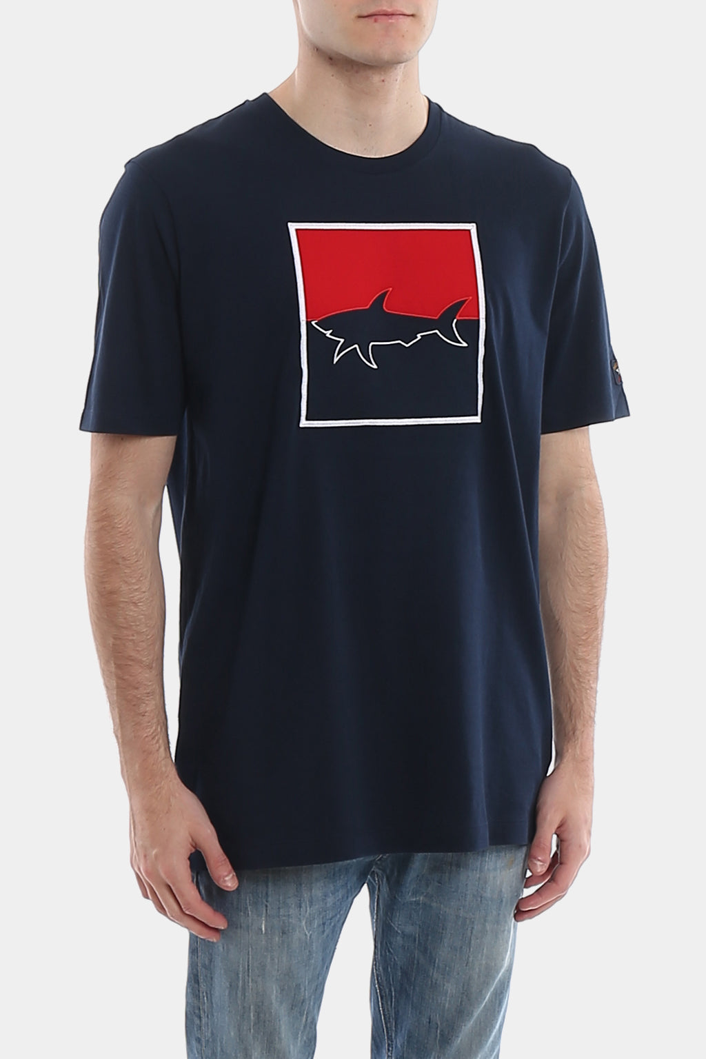 Paul & Shark Yachting - Shark Logo Embroidery Jersey T-shirt