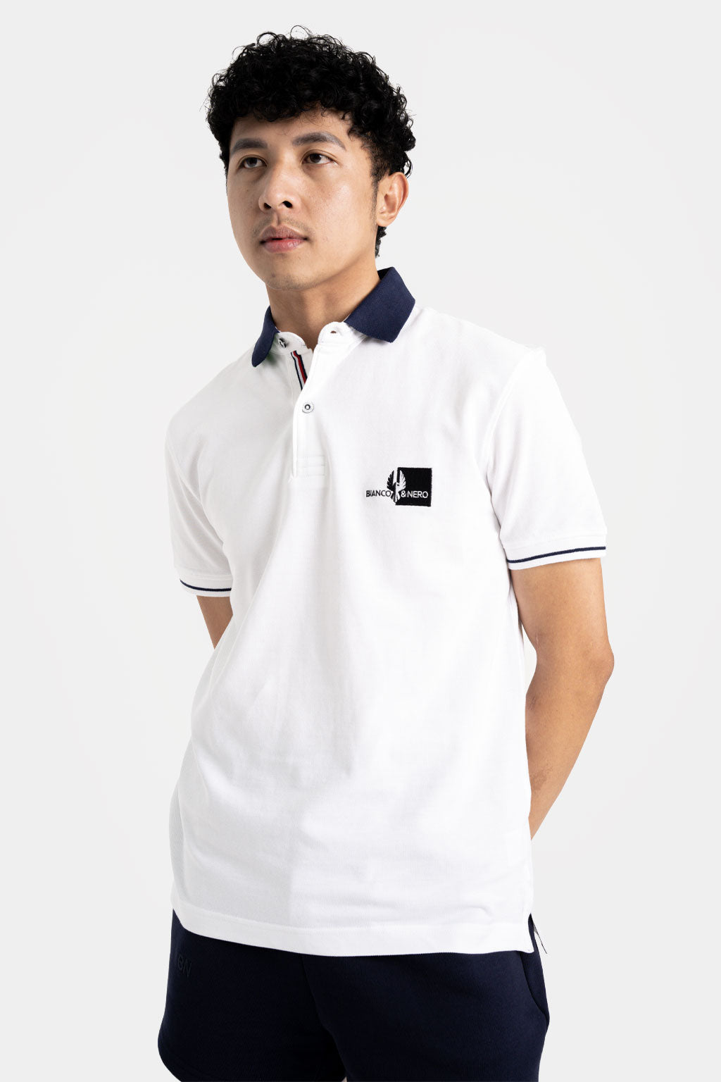 Bianco & Nero - Men's Polo T-Shirt