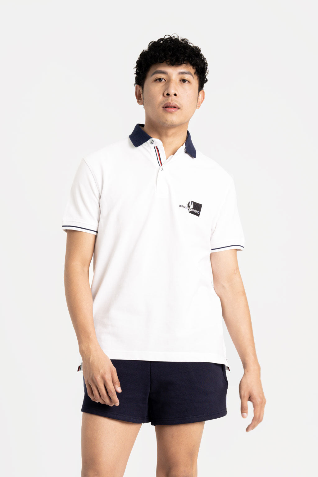 Bianco & Nero - Men's Polo T-Shirt