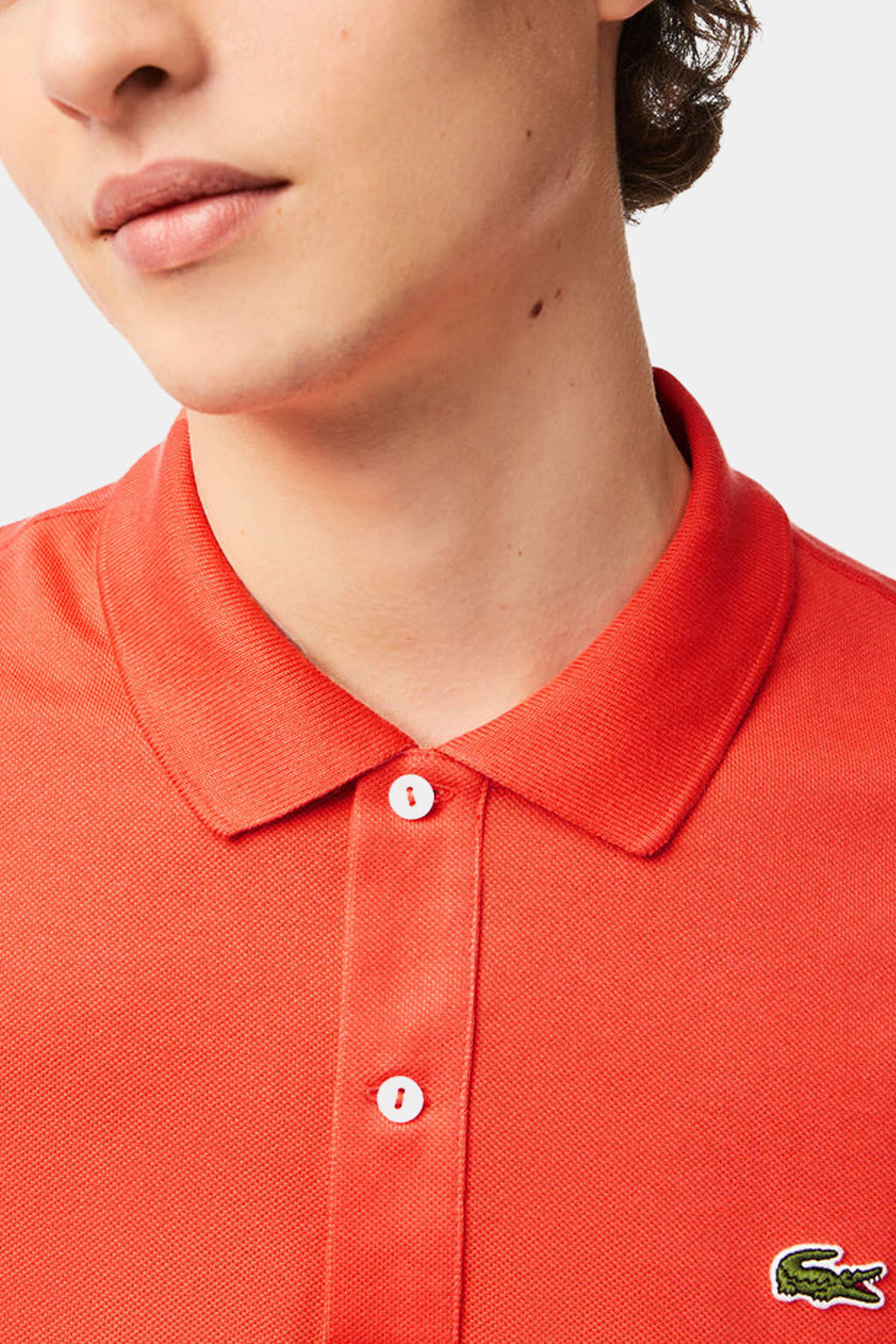 Lacoste Shirt Polo Slim Fit From A Fine Peak