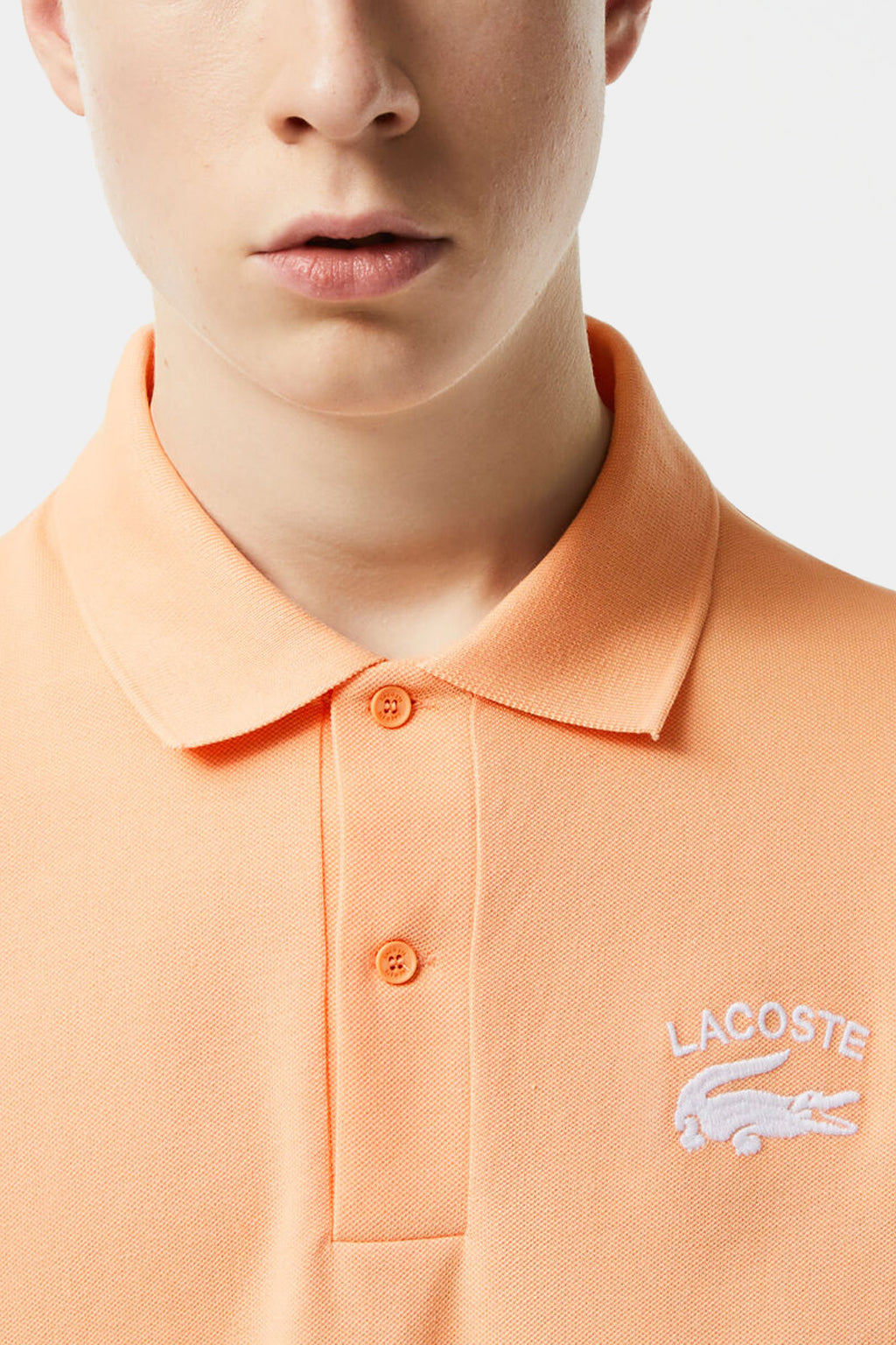 Lacoste - Men's Lacoste Branded Stretch Mini Piqué Polo