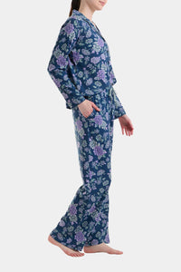 Thumbnail for Karen Neuburger - Long Sleeve Girlfriend Two-piece Knit Pajama Set