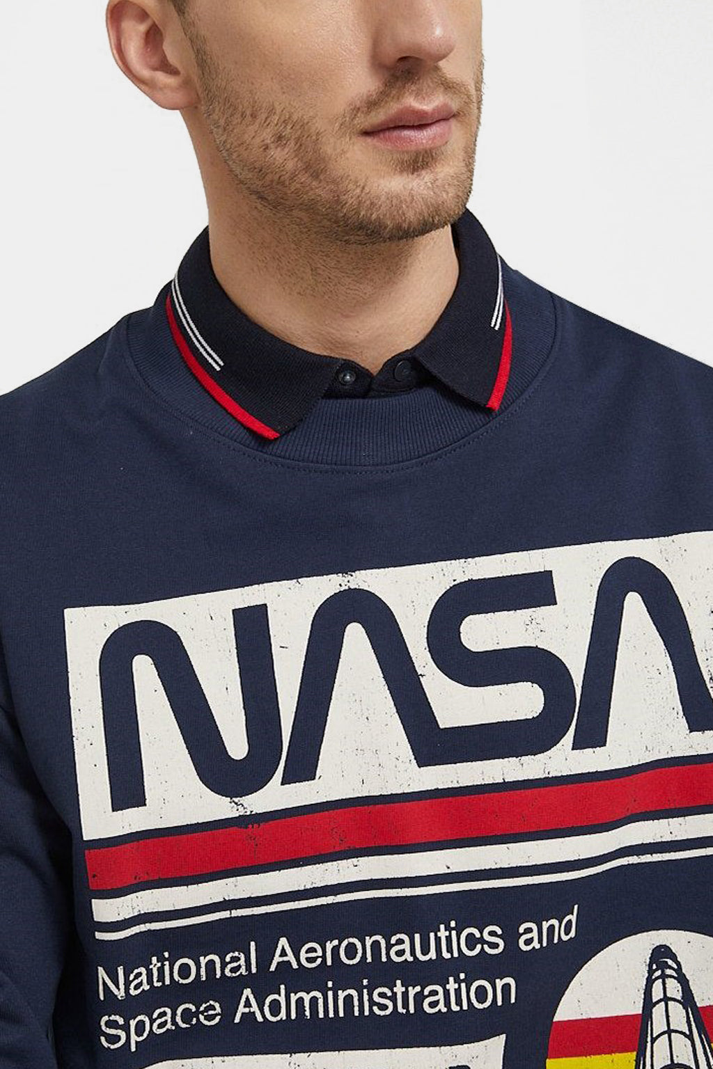 Medicine - Men's cotton longsleeve Nasa Sweatshirt