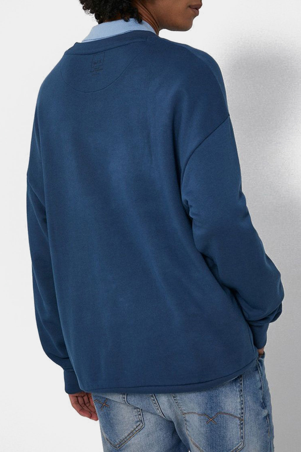 Medicine - Men's navy blue knitted sweatshirt from the Possibilities collection - Wisława Szymborska Foundation
