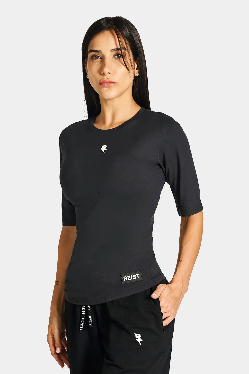 Rzist - Never Settle Women's Scallop Hem T-shirt