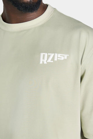 Rzsit - Never Settle Men's Purple Oversized Drop-shoulder T-shirt