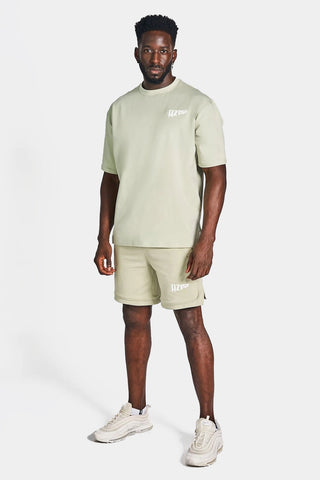 Rzsit - Never Settle Men's Purple Oversized Drop-shoulder T-shirt