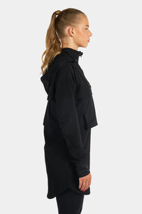 Thumbnail for Rzist - Women's Jet Black 2-in-1 Tear Away Crop Top & Hoodie