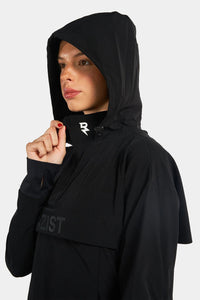 Thumbnail for Rzist - Women's Jet Black 2-in-1 Tear Away Crop Top & Hoodie