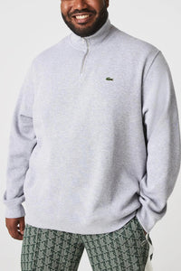 Thumbnail for Lacoste - Cotton Sweatshirt With a Stand-up Zipper